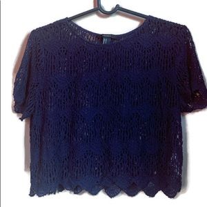 Forever 21 see through blouse